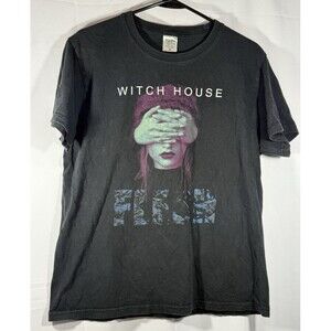 Witch House Flush Black Graphic Tee Size Medium